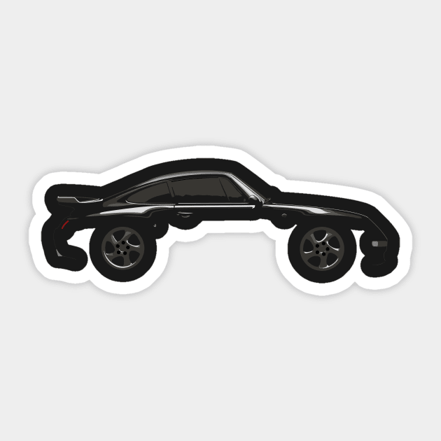 Porsche 993 Sticker by GalfiZsolt